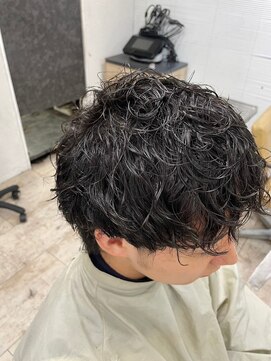 アジールヘア 所沢プロペ通り店(agir hair) ダークアッシュニュアンスパーマ韓国マッシュ刈り上げ所沢
