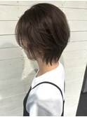 ハンサムショート/グラデーションショート/グレージュ