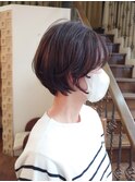 大人可愛い20代30代40代ショートスタイル　【ニシヤマ　ミホ】