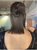 【あきら】ヘアセットカチモリお団子ヘア卒業式ヘア二次会結婚式