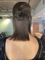 【あきら】ヘアセットカチモリお団子ヘア卒業式ヘア二次会結婚式