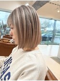 白髪ぼかしバレイヤージュ