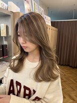 アームズヘアー arms hair ミルクティーベージュの