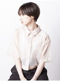 ショートカット×ひし形ショートボブ×前髪あり