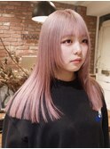 【macana】ベージュカラー ケアブリーチ ピンクベージュ