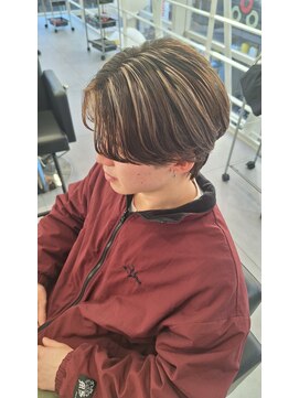 ピースバイラフトーキョウ(V by RAF Tokyo) センターパート/ハイライト/浜松メンズ