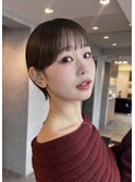ショートカットショートヘアコンパクトショートボブ丸みショート