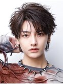 フェザーパーマフェザーショート毛流れセンター韓国ヘア