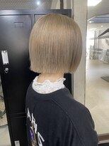 ジブル(Giblle.)&nbsp;【Giblle.】ミルクティーベージュカラー/透明感カラー/ボブ