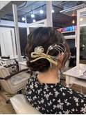 浴衣ヘアアレンジ  8/12