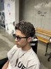 学割U24【平日限定】メンズカット+カラー+眉カット