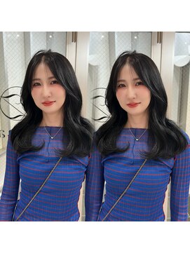 ジーナ 熊本(Zina) blue black/韓国ヘア