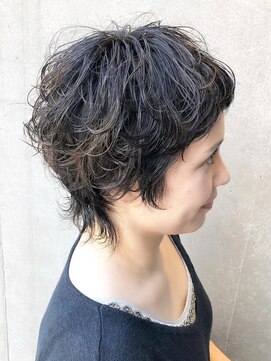 ジーナ 渋谷 表参道(JINA) 大人ショートボブ/ハンサムショート/前髪あり/30代40代50代