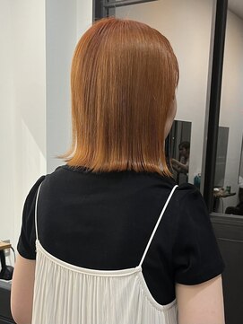 イト(ito) 【ito／梅田】オレンジ×ボブ