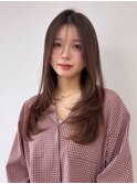 ナチュラルベージュ_ヨシンモリ_顔周りレイヤー_レイヤーカット