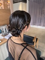 ベルライズアカデミー(BELRIZE Academy) お呼ばれヘア 低めツインお団子