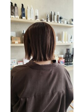 マル 薬院浄水店(MAR.co) 外はねミニボブ