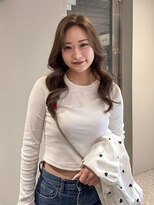 モク 神楽坂(mok)&nbsp;ブリーチなしで柔らかヘーゼルベージュ