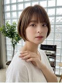 小顔効果抜群！！フェイスラインに沿ったグラデーションボブ