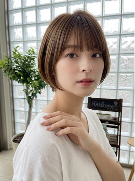 ミュール ミュール(mur-mure) 小顔効果抜群！！フェイスラインに沿ったグラデーションボブ