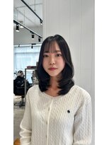ビューバイネオリーブ 用賀店(Beau'r by neolive)&nbsp;ミルクティーブロンドデジタルパーマワンホンレイヤー［用賀］