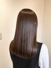 45日以内/白髪・根元のメンテナンスカラー+髪質ケア+前髪カット/艶髪キープ
