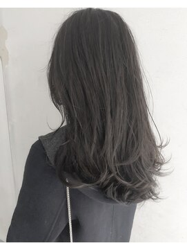 ヘアーアンドアトリエ マール(Hair&Atelier Marl) 【Marl】ブルーブラックの上品なセミロングスタイル♪