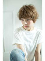 ホーミートウキョウ(HOMIE TOKYO) 無造作カール×イルミナカラー×丸みショート【西村康平】