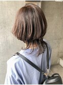 個性派ウルフボブ