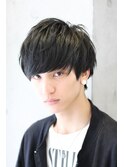 黒髪×好印象ラウンドマッシュ×１分スタイリング×束感ショート