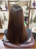 毛先までなめらかストレート髪質・質感改善トリートメント