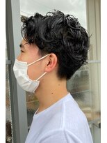 バサ 鷺ノ宮店(BASSA)&nbsp;【庭野　メンズ】パーマ×爽やかメンズショート