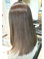 ビスト(vist) ナチュラル柔らかツヤ髪ストレート透明感ブラウン酸性ストレート