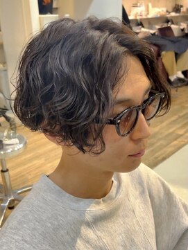 ローウェ バイ フィフス 立川メンズサロン(Louwe by fifth) ツイストスパイラルパーマツイストパーマメンズマッシュパーマ