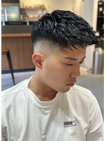 フリーク バーバーショップ 都島店(FREAK BARBER SHOP) ジェットバングとフェードで男らしく！！