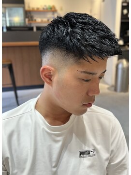 フリーク バーバーショップ 都島店(FREAK BARBER SHOP) ジェットバングとフェードで男らしく！！