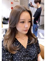 ロンドアベニール 北千住(Lond avenir)&nbsp;【韓国ヘア】顔周りカット　ブリーチなしベージュ　西田大樹