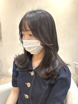 ザックラフィネ(ZACC raffine)&nbsp;黒髪/顔まわりカット/韓国風/前髪/トリートメント