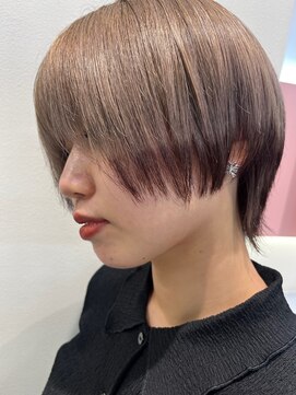 モア 下通店(MORE) ショートの裾カラー