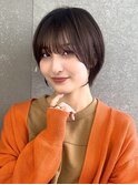大人美人ショート×前髪×グレーベージュ【横浜ショート】