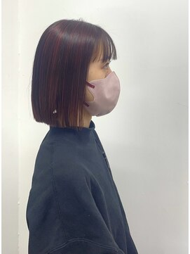 サイ(sai) パツッとボブ × ハイライト