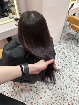 ボタン シブヤ(VOTAN SHIBUYA) 韓国ヘア/くびれヘア/艶感カラー/ラベンダーピンク