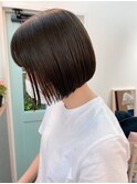 前川友哉/ボブ/切りっぱなしボブ/韓国ボブ
