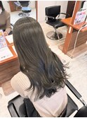 【やわらか透明感オリーブグレージュ】#透明感カラー