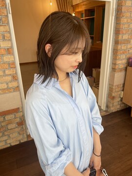 ココロヘアー マド(Cocolo hair MADO) 大人ミディアム｜ナチュラルブラウン/似合わせカット/30代/40代