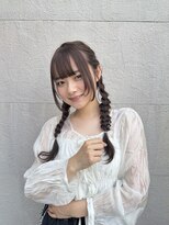 エミュ 中央駅店(eMu) ラベンダー×編み込みツイン☆