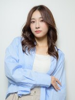 ヒョンミョン ライズバイレボ 取手店(hyon myon/RISE by REVO)&nbsp;レイヤーカット/デザインカラー/オリーブベージュ[取手/取手駅]