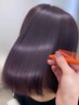 【ゆうだい限定】似合わせカット＋透明感カラー＋地毛風ストレート[表参道]