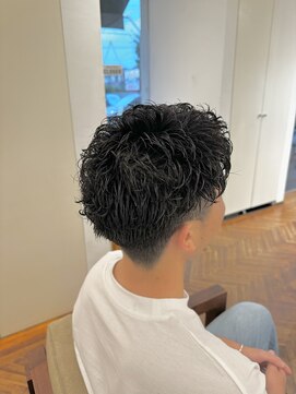 アンソル オブ リシェール(N'SOL of RICHAIR) ベリーショート/ダークアッシュ/ニュアンスパーマ/韓国マッシュ