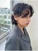 ボブウルフパーマショートパーマボブパーマ